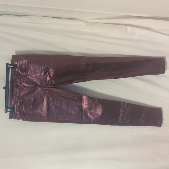 Joe's Jeans Denim - NWT Joe's Jeans pink metallic coated skinny jeans